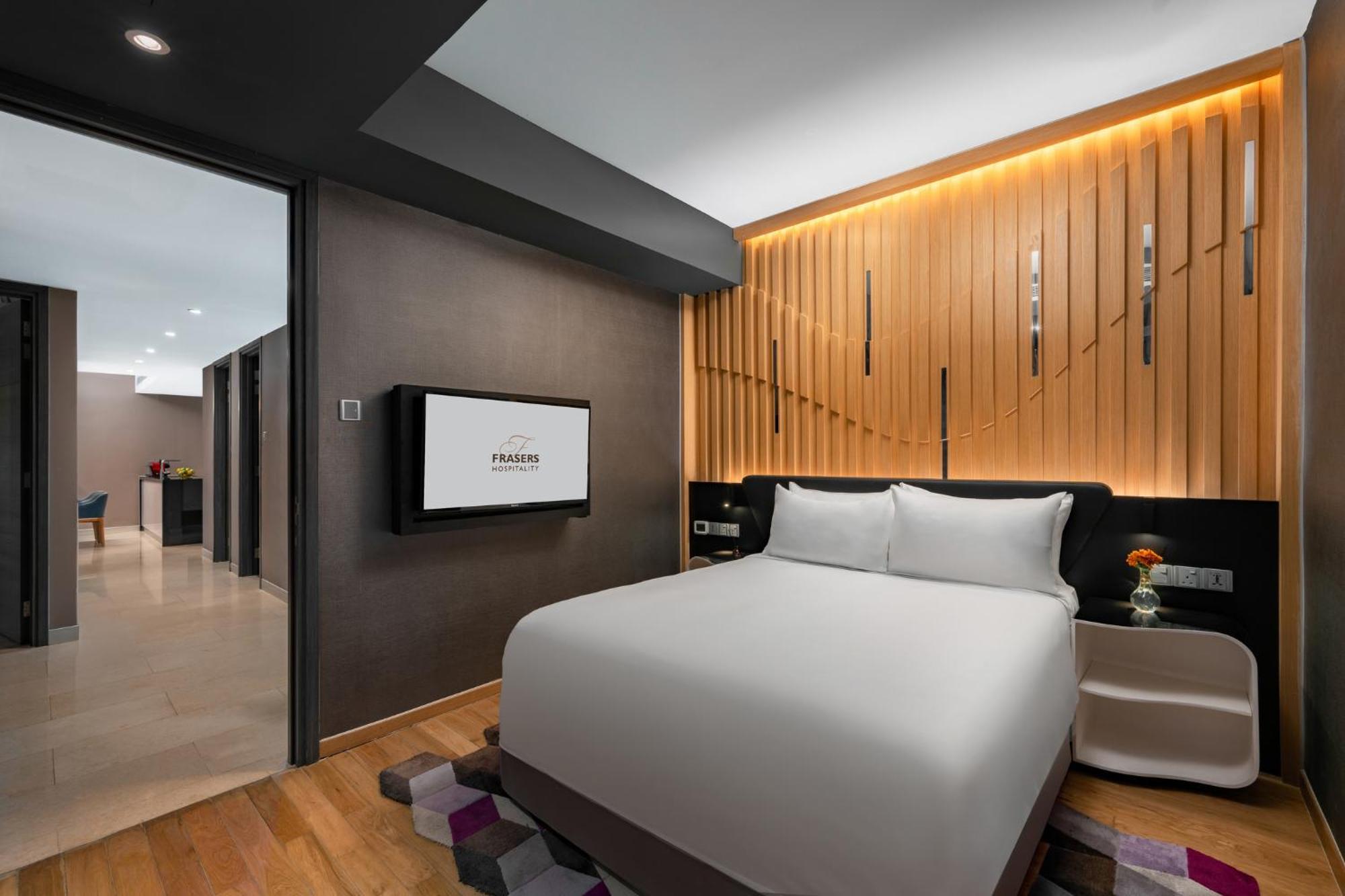 Fraser Place Puteri Harbour Nusajaya  Exteriör bild A bedroom at the hotel
